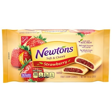Newtons Newtons Soft & Fruit Chewy Strawberry Cookies, (Strawberry Bars), 10 oz Pack
