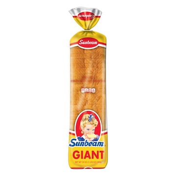 Sunbeam Sunbeam Giant White Bread, Sandwich Bread, 24 oz Loaf