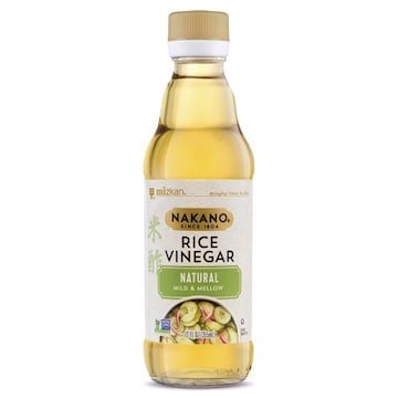 Nakano Natural Rice Vinegar, Vinegar with a Subtle and Mild Flavor Perfect for Marinades and a Salad Vinaigrette, 12 FL OZ