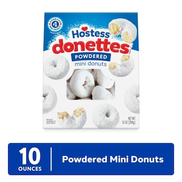 Hostess Donettes Powdered Mini Donuts
