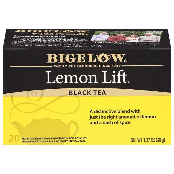 Bigelow Black Tea, Lemon Lift, Tea Bags Publix Super Markets