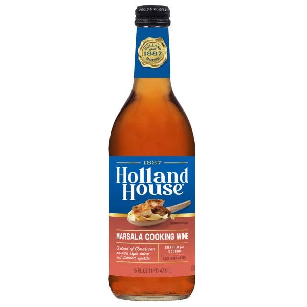 Holland House Marsala Cooking Wine, Ideal for Cooking, Roasting and