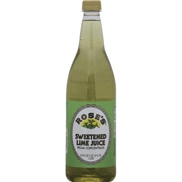 Rose's 100% Juice, Sweetened Lime, West India