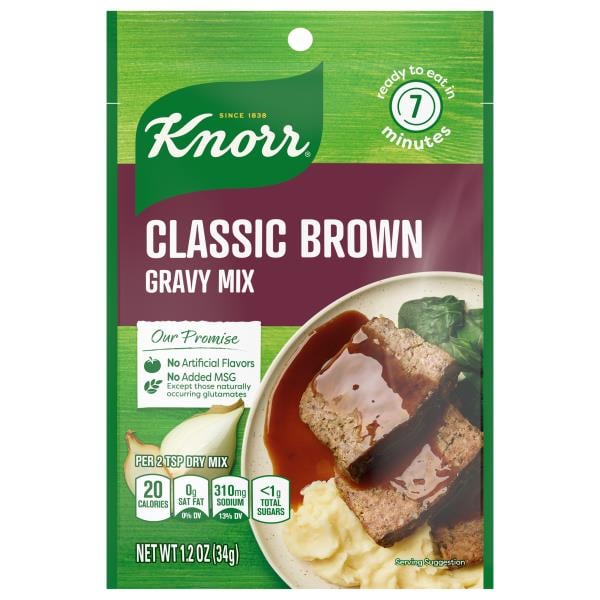 Knorr Gravy Mix, Classic Brown Publix Super Markets
