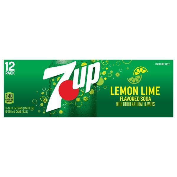 7-UP Soda, Lemon Lime Flavored, 12 Pack | Publix Super Markets