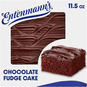Entenmann's Chocolate Fudge Chocolate Iced Cake, 19 oz