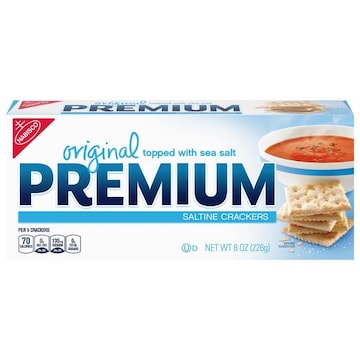 Premium Premium Original Saltine Crackers, Lunch Snacks, 8 oz