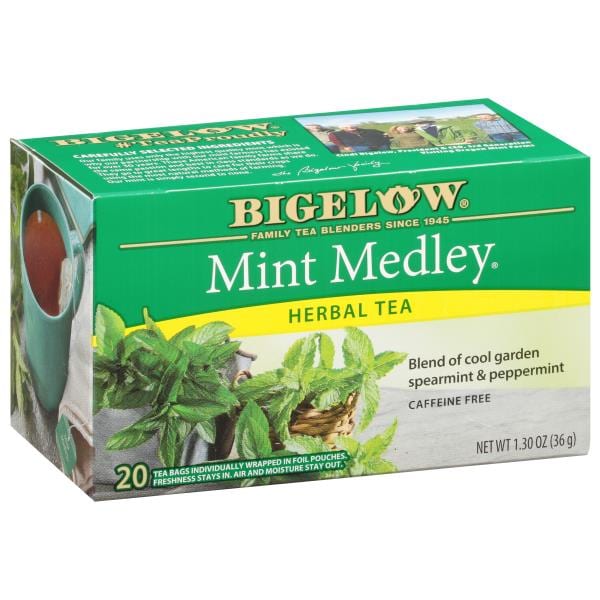 Bigelow Herbal Tea, Mint Medley, Bags Publix Super Markets