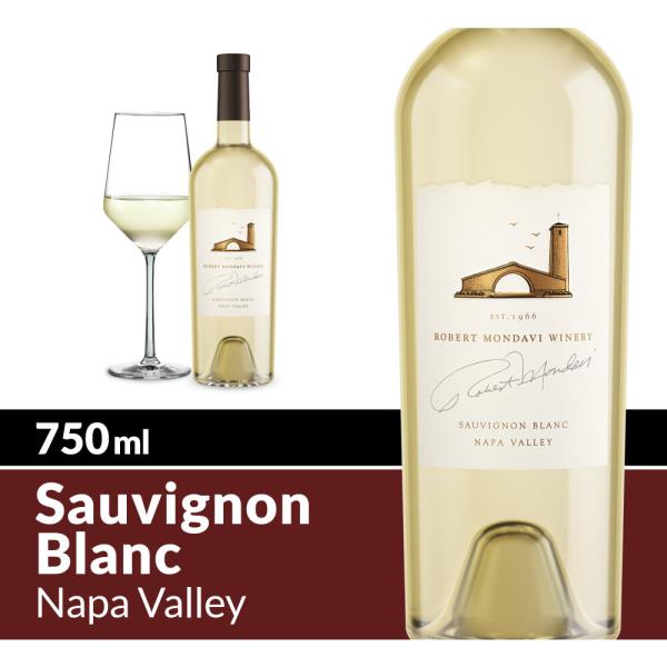 Robert Mondavi Winery Napa Valley Sauvignon Blanc White Wine Bottle ...