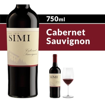 SIMI Cabernet Sauvignon Red Wine Bottle