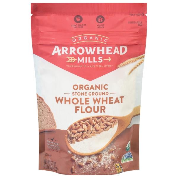 Arrowhead Mills Whole Wheat Flour, Organic, Stone Ground | Publix Super ...