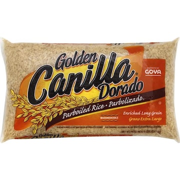 Canilla Golden Parboiled Rice, Enriched, Long Grain