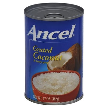 Ancel Coconut, Grated, in Heavy Syrup