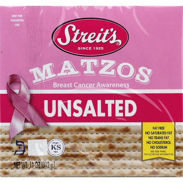 Streit's Matzos, Unsalted | Publix Super Markets