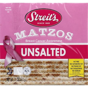 Streit's Matzos, Unsalted