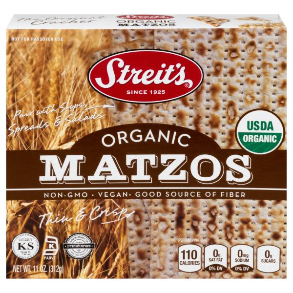 Streit's Matzos, Organic, Thin & Crisp Publix Super Markets