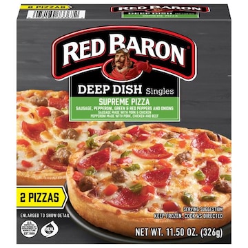 Red Baron Supreme Deep Dish Personal Frozen Pizza