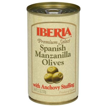 Iberia Premium Select Spanish with Anchovy Stuffing Manzanilla Olives