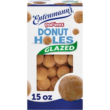 Entenmann's Pop'ems Glazed Donut Holes, 15 oz