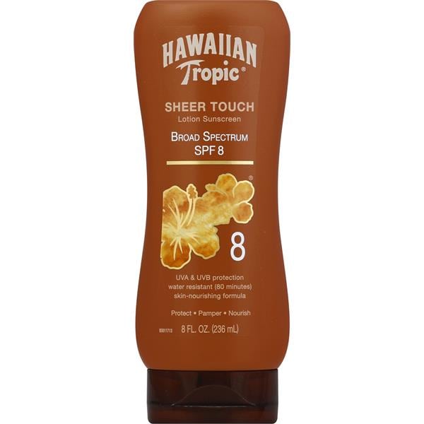 Hawaiian Tropic Sheer Touch Sunscreen, Lotion, Broad Spectrum SPF 8