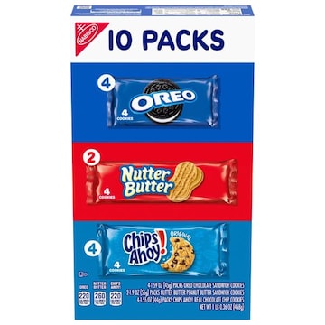 Nabisco Cookies, Oreo/Nutter Butter/Chips Ahoy!