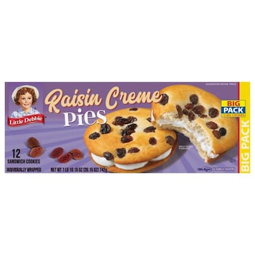 Little Debbie Sandwich Cookies, Raisin Creme Pies, Big Pack