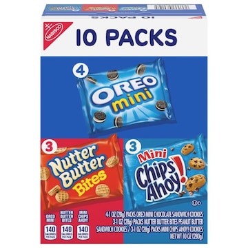 Nabisco Cookies, 10 Packs