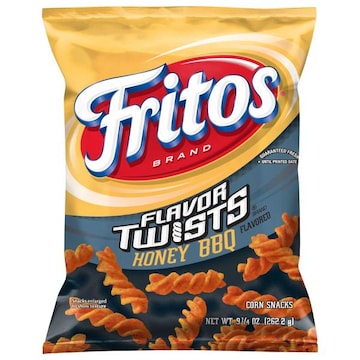 Fritos Flavor Twists Honey BBQ Flavored Corn Snacks