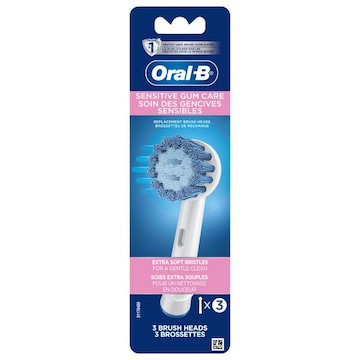 Oral-B Sensitive Gum Care Extra Soft Bristles Replacement Brush Heads