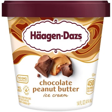 Haagen-Dazs Chocolate Peanut Butter Ice Cream