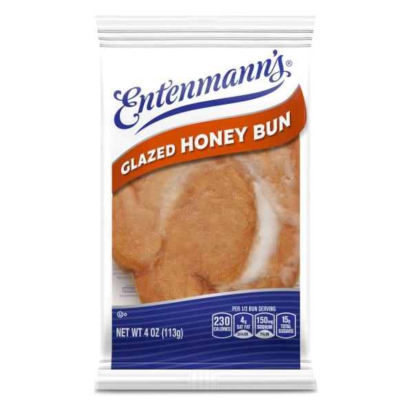 Entenmann's Entenmann's Single Serve Glazed Honey Bun, 4 oz