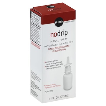 Publix Nasal Spray, No Drip, Pump Mist