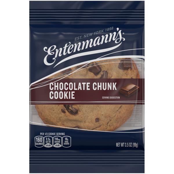 Entenmann's Entenmann's Chocolate Chunk Cookie, Individually Wrapped, 3 ...