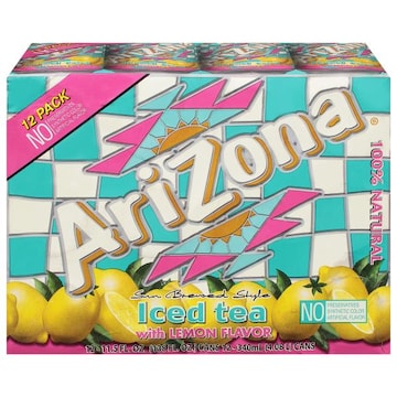 Arizona Iced Tea, with Lemon Flavor, Sun Brewed Style