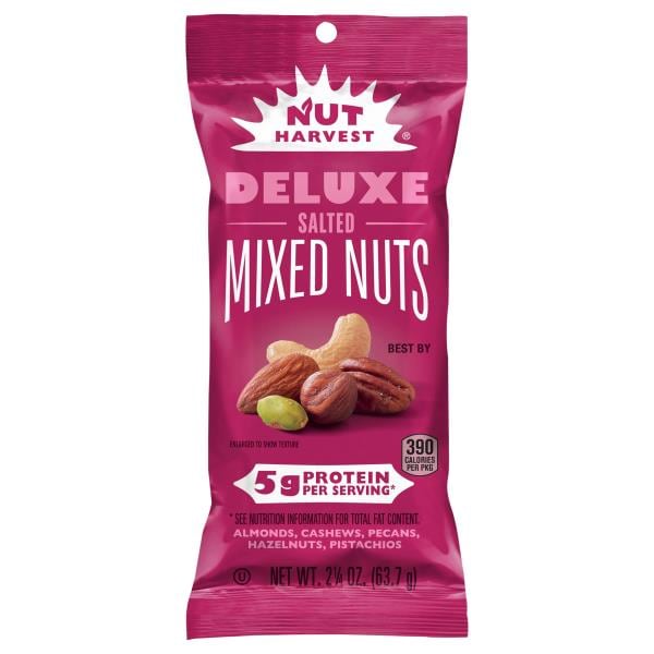 Nut Harvest Mixed Nuts, Salted, Deluxe Publix Super Markets