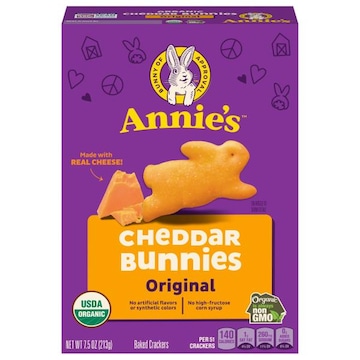 Annie's Cheddar Bunnies Original Baked Crackers
