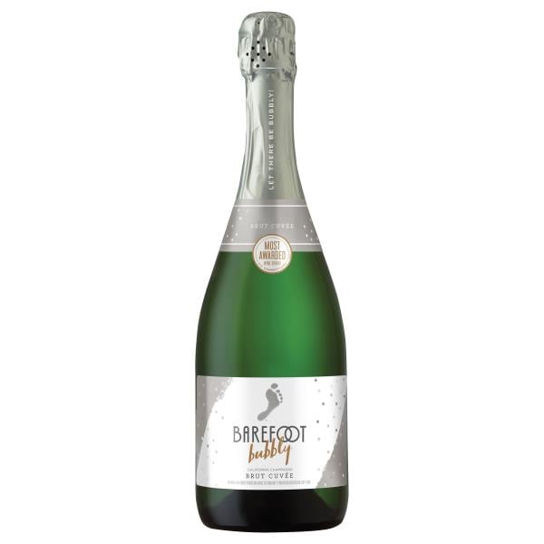 Barefoot Bubbly Brut Cuvee California Champagne Sparkling Wine