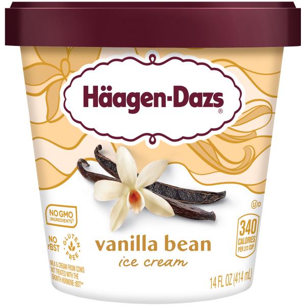 HaagenDazs Ice Cream, Vanilla Bean Publix Super Markets