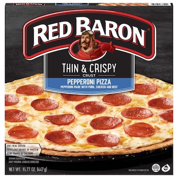 Red Baron Pepperoni Thin Crust Frozen Pizza