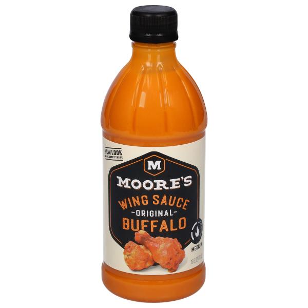 Moore's Wing Sauce, Original Buffalo, Medium Publix Super Markets