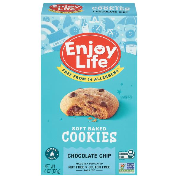 Enjoy Life Cookies, Chocolate Chip, Soft Baked Publix Super Markets