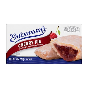Entenmann's Cherry Pie, Individual, 4 oz