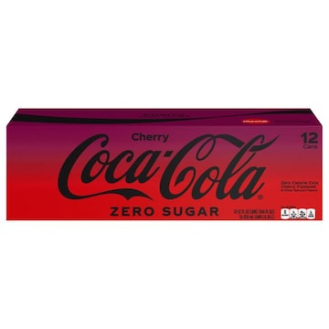 Coca-Cola Cola, Zero Sugar, Cherry, Fridge Pack