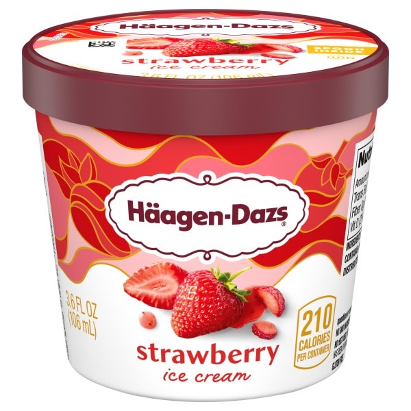 Haagen-Dazs Strawberry Ice Cream Cup | Publix Super Markets