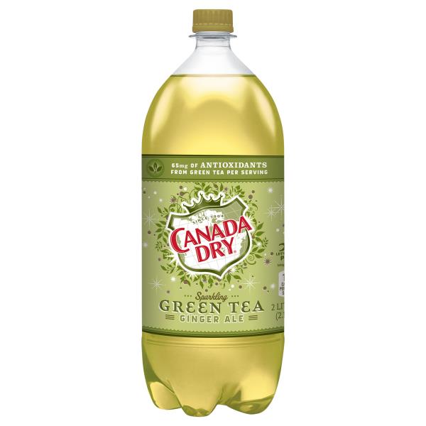 Canada Dry Ginger Ale, Sparkling, Green Tea Publix Super Markets