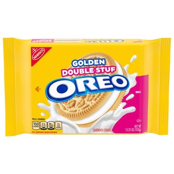Oreo OREO Golden Double Stuf Sandwich Cookies, 14.03 oz