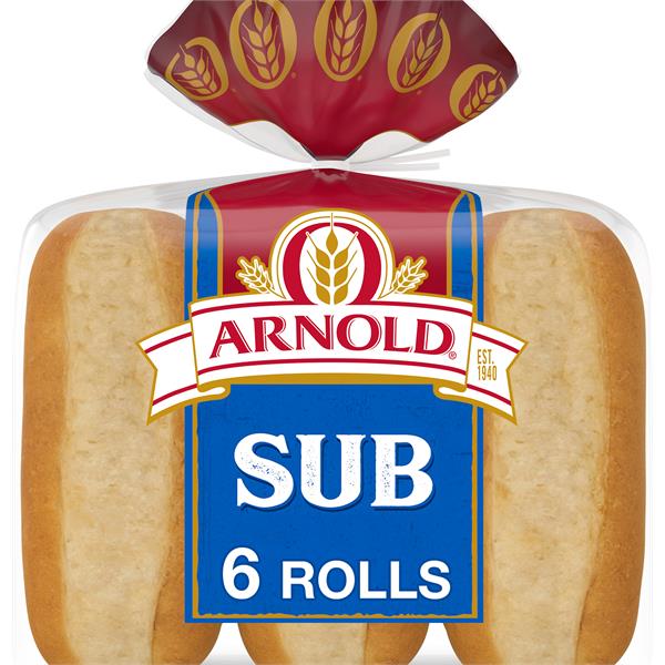 Arnold Arnold Sub Buns 6 Ct 15 Oz | Publix Super Markets