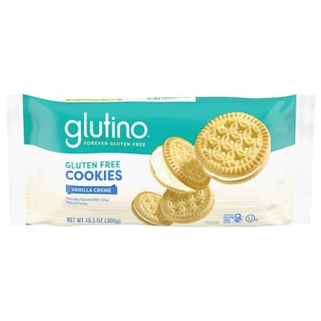Glutino Cookies, Gluten Free, Vanilla Creme