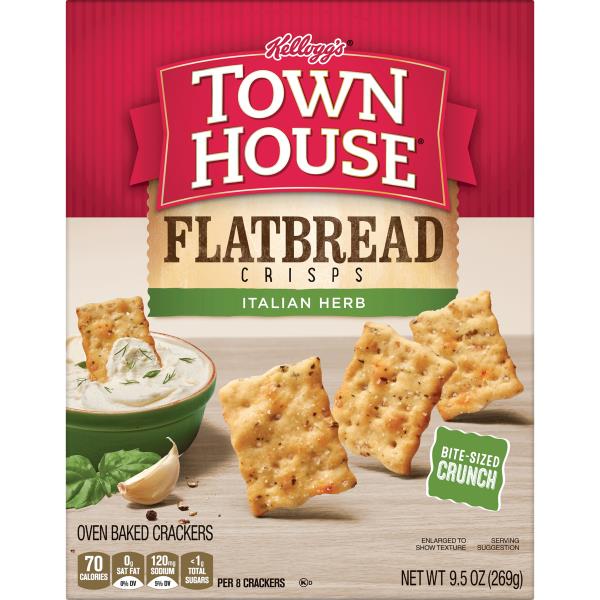 Town House Flatbread Crisps, Italian Herb Publix Super Markets