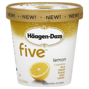Haagen-Dazs Five Ice Cream, Lemon